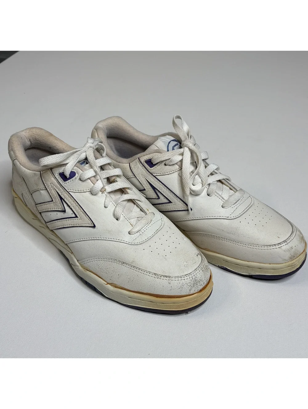 Vintage Brooks Team Brooks Leather Sneakers White Korea 10